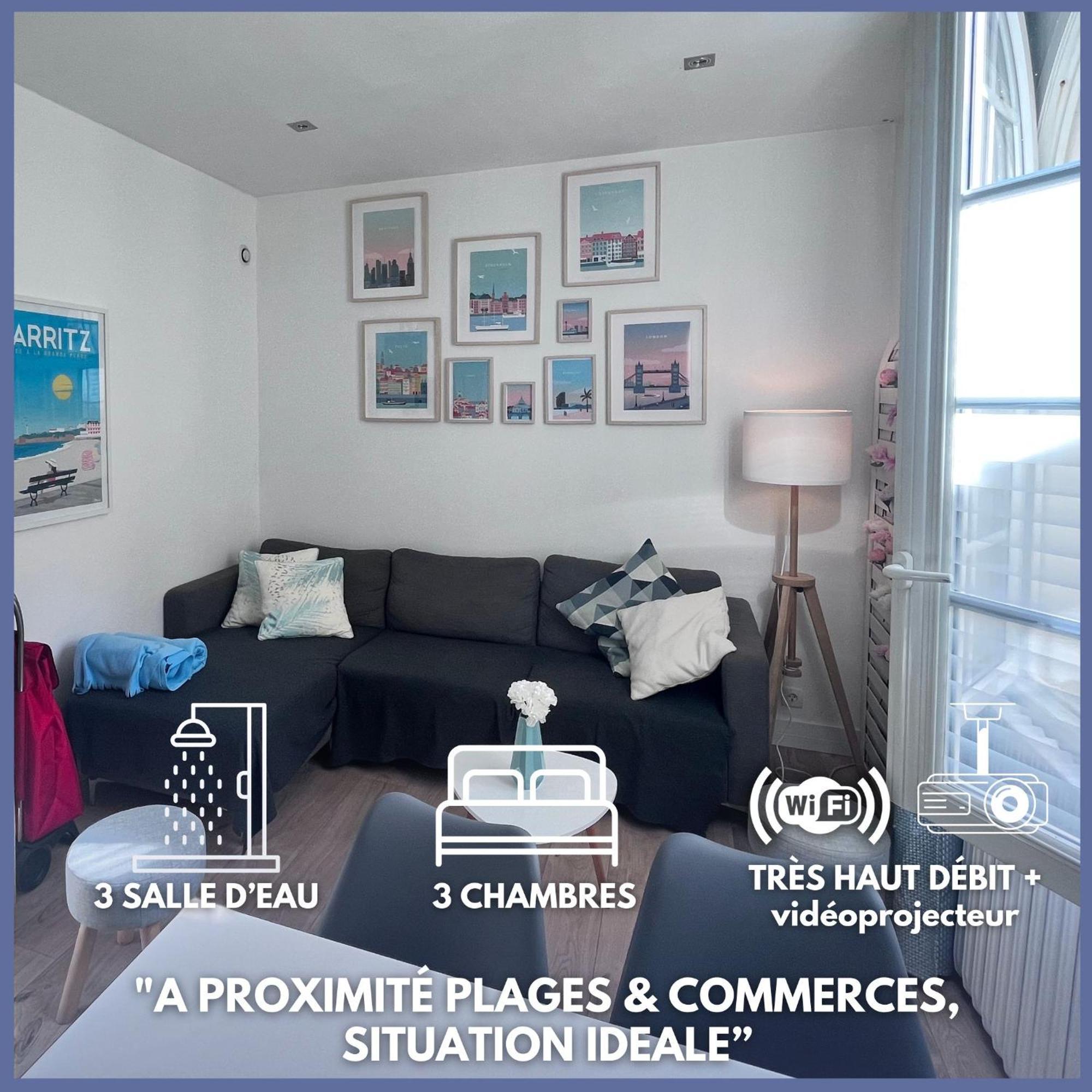 Chalet Basque 6 Couchages Centre Ville 比亚里茨 外观 照片
